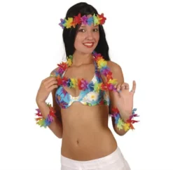 Hawaii krans sæt Aloha | 4 Hawaii kranse