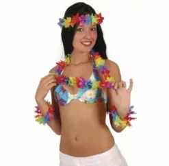 Hawaii krans sæt Aloha | 4 Hawaii kranse
