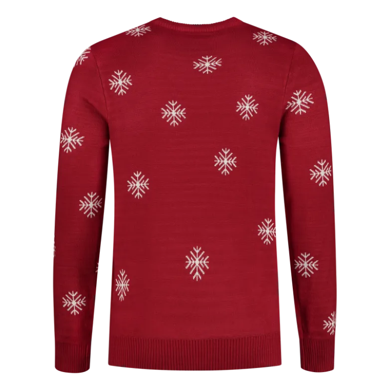 Hello Deer Rudolf Julesweater i Mørkerød