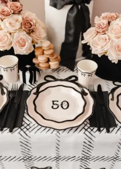 Hello 50 Tallerkner "Milestone", 6 stk.