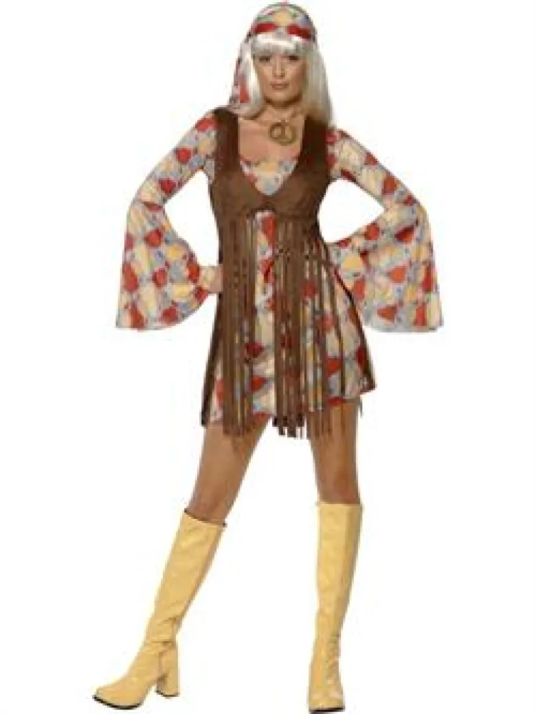 Hippie kostume: Groovy 60'er Babe