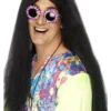 Hippie paryk - sort