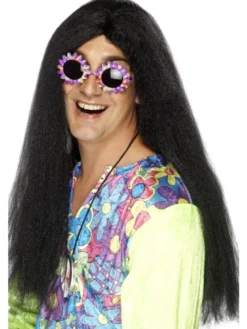Hippie paryk - sort