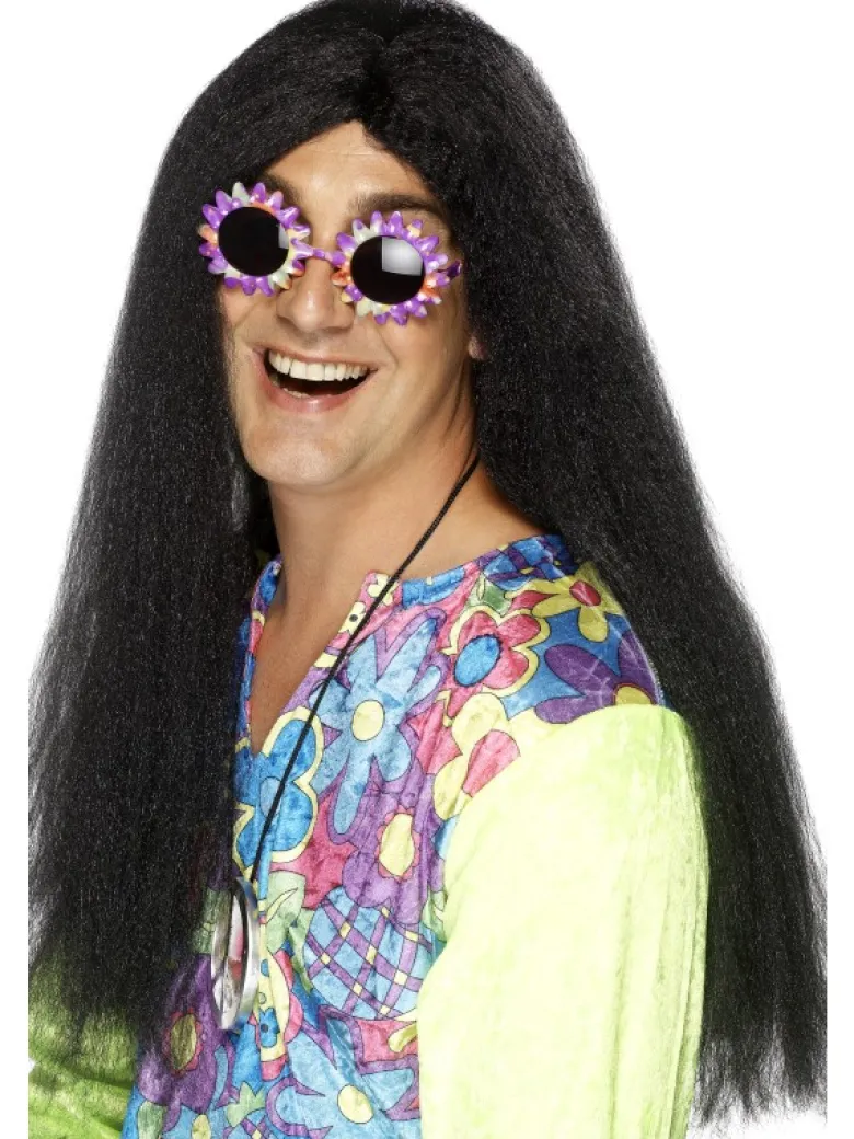 Hippie paryk - sort