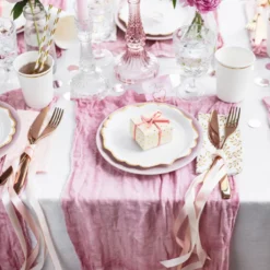 Hjerte Bordkortholdere, Rosegold