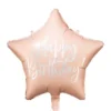 Holografisk Blush "Happy Birthday" Folieballon
