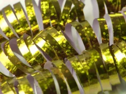 Holografiske Guld Serpentiner