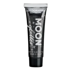 Holografisk Glimmer Gel - Sort