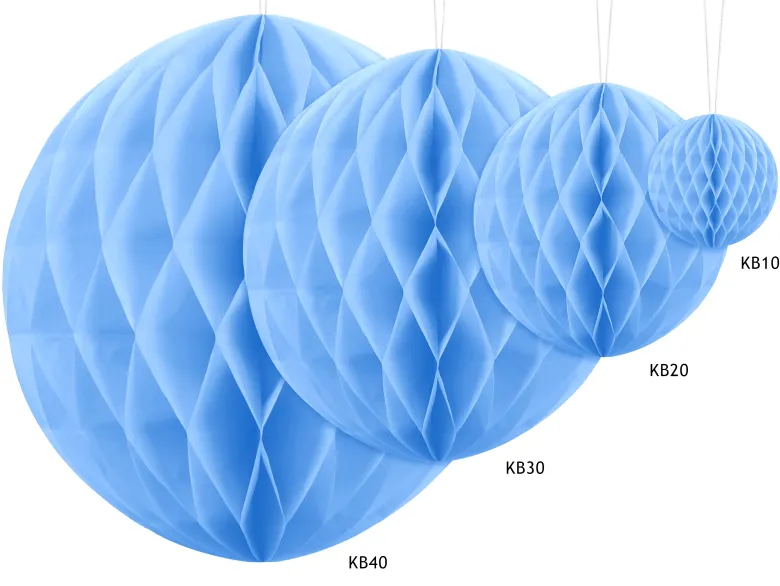 Honeycomb Lyseblå, 10 cm