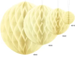 Honeycomb Lysegul "Straw", 40 cm