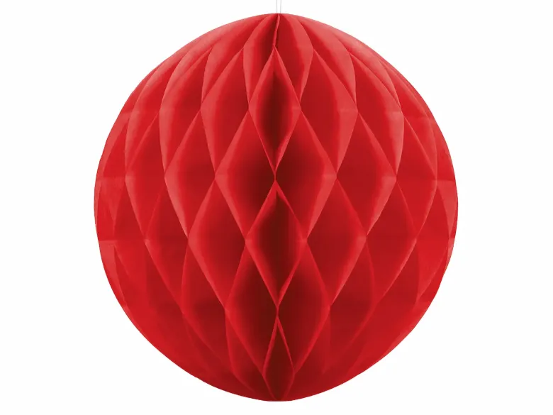 Honeycomb Rød, 30 cm
