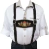 H-Seler Til Lederhosen - Ægte Læder, Mørkebrun