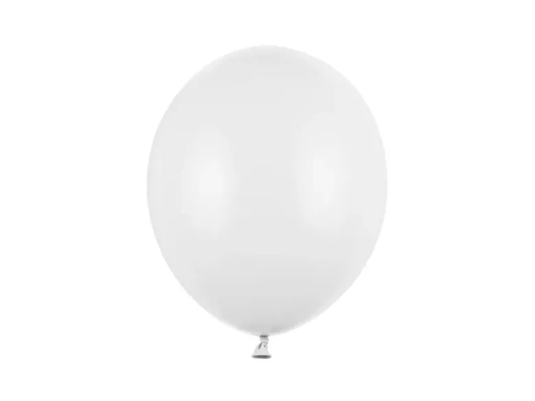 Hvide Balloner 27 cm, Mat Overflade 100 stk.