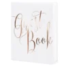 Hvid Gæstebog, Rosegold "Guest Book"
