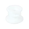 Hvid Lysestage, 4 cm