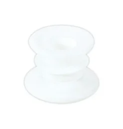 Hvid Lysestage, 4 cm