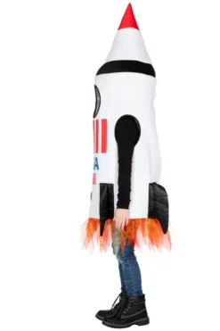 Hvid Raket m/Flammer