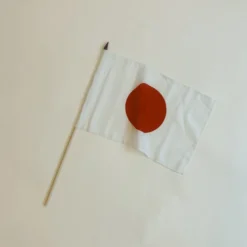 Japan Stofflag på Træpind, 30x45 cm