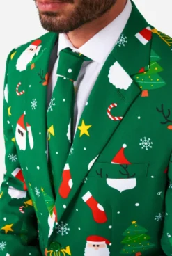 Jule Jakkesæt "Festivity Green" - OppoSuits ®