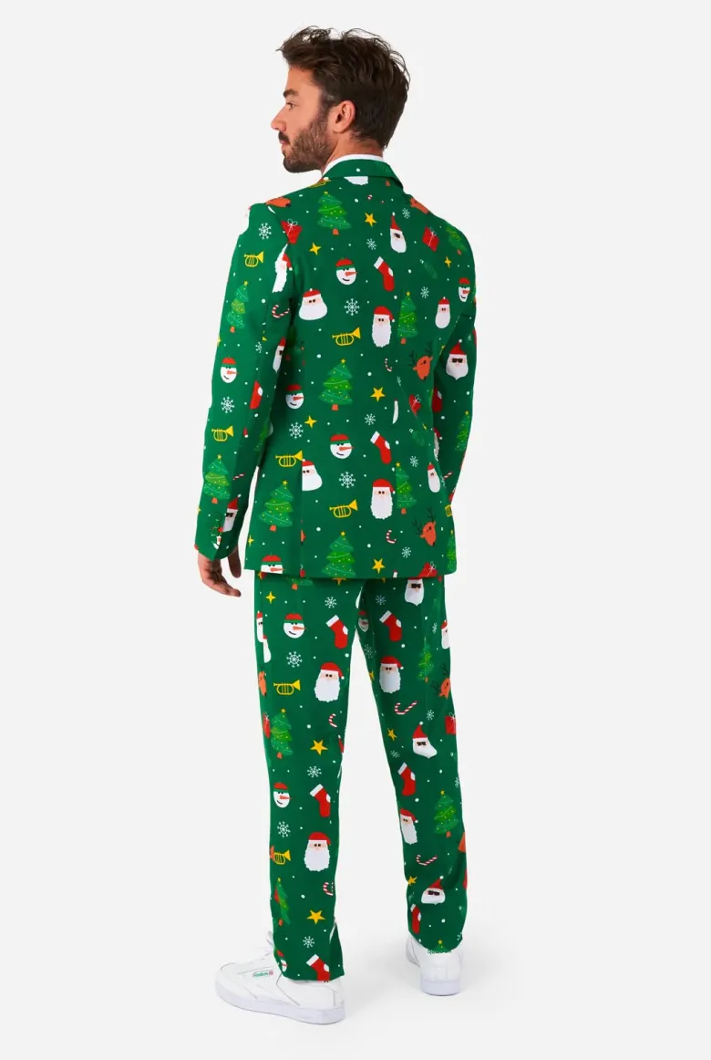 Jule Jakkesæt "Festivity Green" - OppoSuits ®