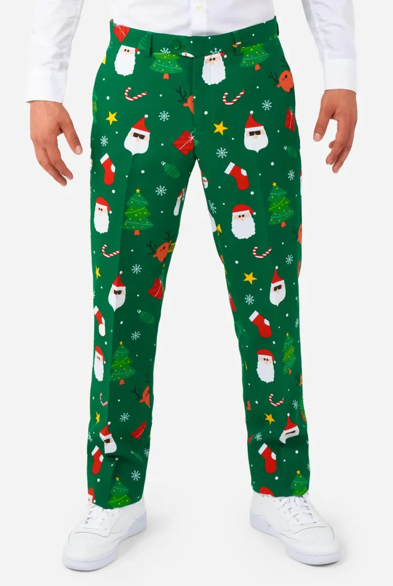 Jule Jakkesæt "Festivity Green" - OppoSuits ®