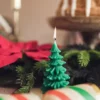 Juletræ Bloklys, 10 cm