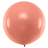 Jumbo Ballon - Metallic Rosegold, 1 meter