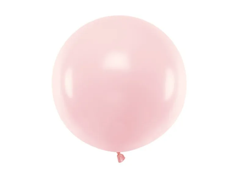 Jumbo Ballon - Pastel Baby Lyserød, 60 cm
