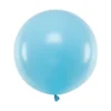 Jumbo Ballon - Pastel Himmelblå, 60cm