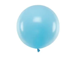 Jumbo Ballon - Pastel Himmelblå, 60cm