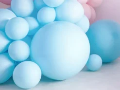 Jumbo Ballon - Pastel Himmelblå, 60cm