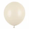 Jumbo Latexballon 43 cm, Lys Nude "Alabaster"