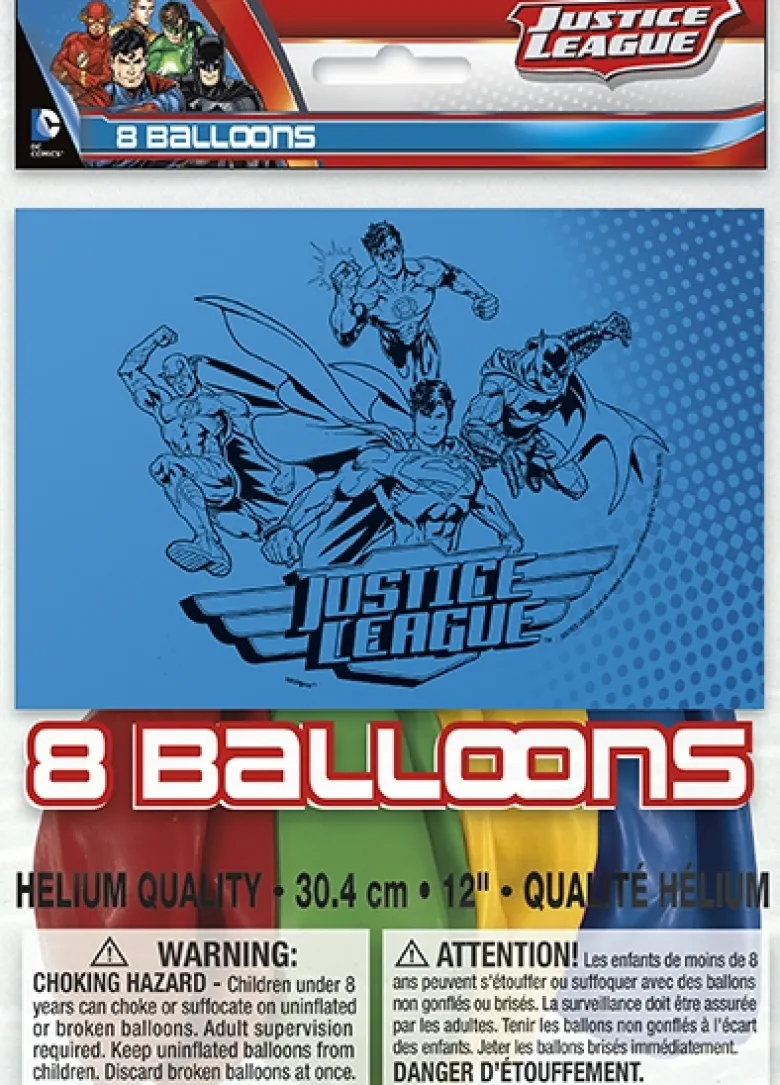 Justice League Balloner (30cm.)