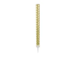 Kage fontæne, Guld, 18 cm (1 stk)