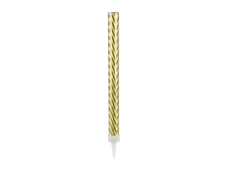 Kage fontæne, Guld, 18 cm (1 stk)