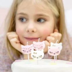 Kagelys m/Katte Motiv, 6. stk.