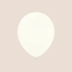 Kalisan Jumbo Latexballon 45 cm, Retro White