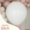 Kalisan Latexballon 30 cm, Retro White