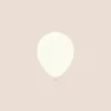 Kalisan Retro White Latexballon, 13 cm