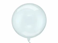 Klar Blå Orbz Ballon, 40 cm