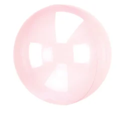 Klar Kugle Ballon - Pink