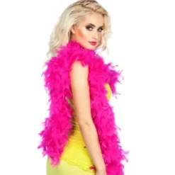 Klassisk Fjerboa 50gr - Fuchsia Pink