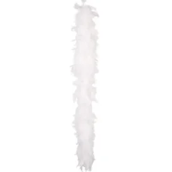 Klassisk Fjerboa 50gr - Hvid