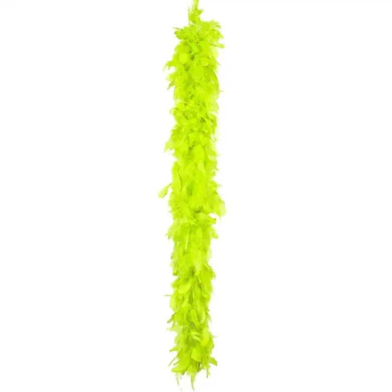 Klassisk Fjerboa 50gr - Neongrøn