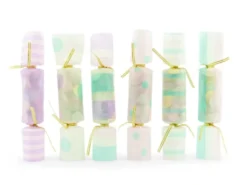 Knallerter Pastel Mix m/Papir Konfetti, 6 stk.