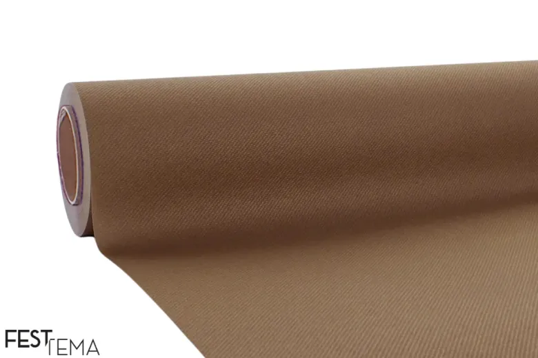 Kobber Airlaid Rulledug (1,2 x 10m) - Stoflignende papirdug