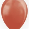 Kobber Balloner Naturlatex, Metallic 50 stk.