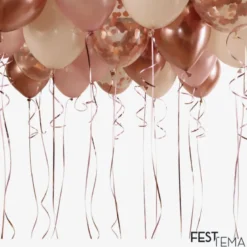 Komplet Ballonloft Kit, Rosegold Chrome