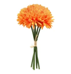 Kunstige Blomster - Orange Dahlia