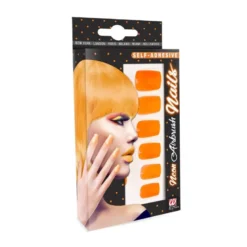Kunstige Negle i Neon Orange, 12 stk.
